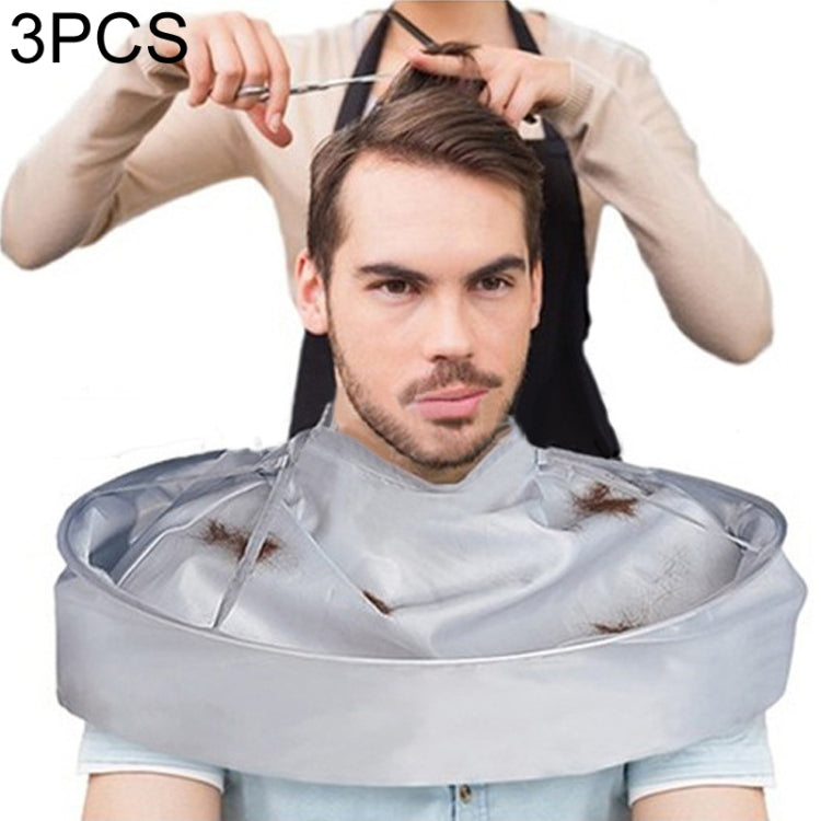 Grembiule creativo da barbiere per parrucchiere, 3 pezzi, taglio capelli fai da te, mantello, ombrello, Polyester Grembiule creativo da barbiere per parrucchiere, 3 pezzi, taglio capelli fai da te, mantello, ombrello, Polyester